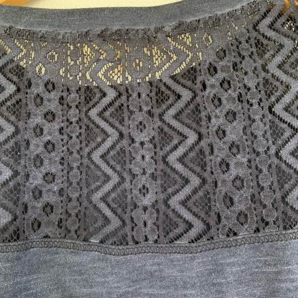 Jolt Blue Top Rolled Knot Hem Medium - Picture 5 of 6